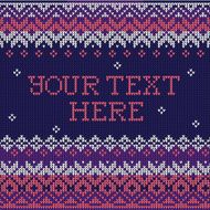 Scandinavian style seamless knitted pattern Colors N5