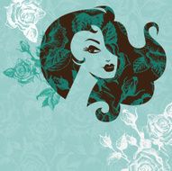 Beautiful Woman Silhouette N70