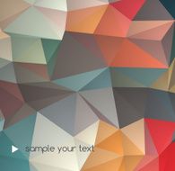 Abstract colorful geometric background N58