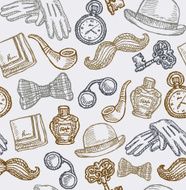 Vintage Gentleman Accessories Pattern N2
