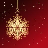 Golden snowflake N7