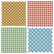 Plaid Fabric background set