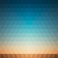 Vector background made of triangles Summer landscape