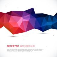 Abstract 3D geometric colorful background N2