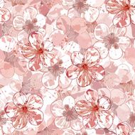 Sakura seamless pattern N4