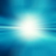 Blue abstract background with white spot light