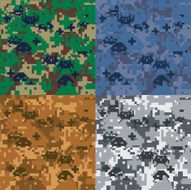 Seamless Digital Camoflage