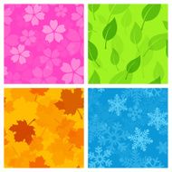Seamless pattern - Season&#039;s Greetings