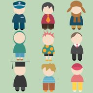 Funny male icons