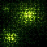 Green light mosaic vector background