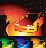 sports car (vector) N2