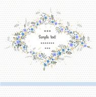 Vintage Floral Card N8