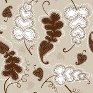 Seamless vector floral background