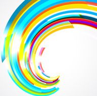 abstract colorful wave stripe pattern background N8