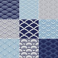seamless ocean wave pattern N13
