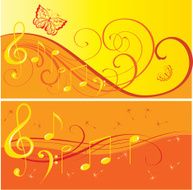 Summer music vector