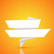 Abstract origami banner N11