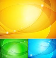 Set of abstract background