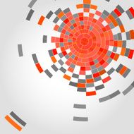 abstract red technology concept background N4