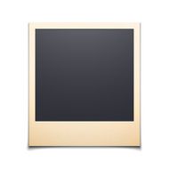 Photo frame isolated on white background
