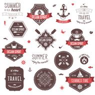 Vintage labels set N15