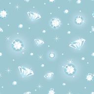 Falling diamonds seamless pattern