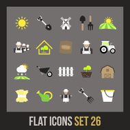 Flat icons set 26
