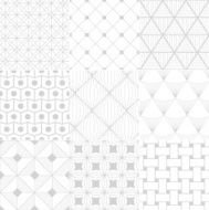 seamless white geometric pattern