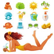 Beach icons N4