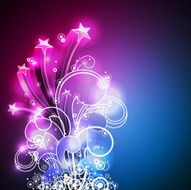 Abstract shiny background illustration N2