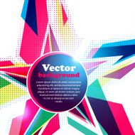 Star frame for your text Abstract background N3