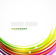Shiny rainbow colored vector background