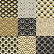 seamless ocean wave pattern N15
