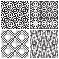 seamless patterns set (vector)