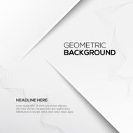 Geometric gray 3D background N3