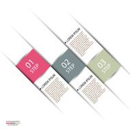 Abstract paper infografics N6