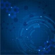 Blue tech background