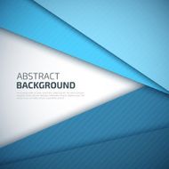 Blue paper layers abstract vector background