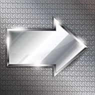 Abstract background with arrow