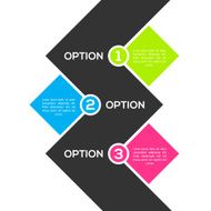Modern ftat infographic template
