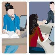 Service Worker Illustrations Series N15
