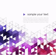 Abstract background with triangle pattern