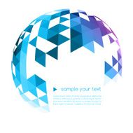 Abstract colorful geometric background N60