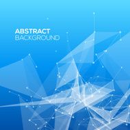 Blue Abstract Mesh Background with Circles Lines and Shapes N5