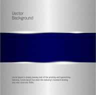 Abstract background metallic silver banners