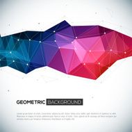 Abstract 3D geometric colorful background N3