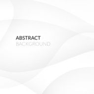 Abstract white background with smooth lines N3