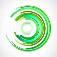 abstract technology circles background