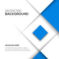 Geometric blue 3D background N3