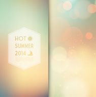Vector Soft colored abstract summer light background for design N22
